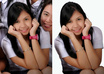 remove the background of 2 pictures you want small2