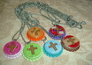 send you 1 cool Anime Cartoon Caricature Cosplay or Christian Cross or Breast Cancer Awareness Bottle Cap Necklace great for Christmas gift small2
