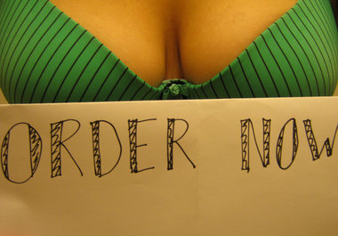 hold a fansign -saying ANYTHING- on my chest and take a picture big2