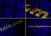 create this outstanding  professional 3d animation, with your domain or company name. small2