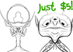 do an illustration bust of any character you want small2