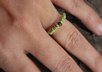 make a sterling silver earthy colored bead ring small2