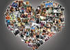 make a Heart shaped photo collage for you for Valentines Day small2