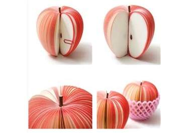 send u an Unique Creative Apple Shaped Memo Pad big2