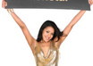 offer your company name or website URL written on displayed board held by a girl small2