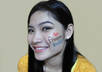 take 3 pictures of me advertising your message, fansign, website and anything you like small2