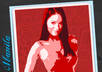 make your PHOTO into Valentine postcard style design small2