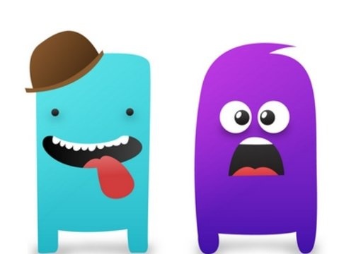 design impressive cute character just big2