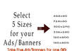 design Five Different Sizes Banners or Ads of one design with unlimited revisions small2