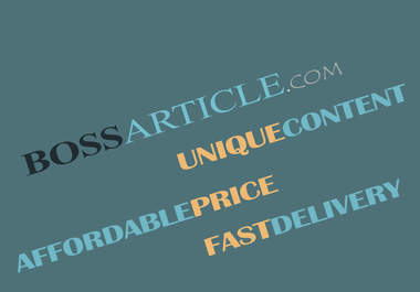 write a UNIQUE Article on Any Popular Subject big2