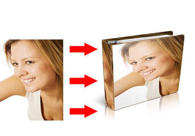 turn A Picture You Provide Into A Fat RingBinder Graphic big2