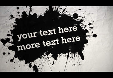 edit this PAINT drop text animation video showcasing your message big2