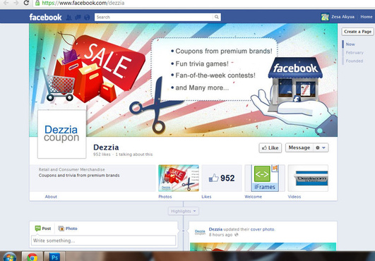create a timeline COVER Photo+profile pic/Photo Strip of 5 images/welcome page for Your Facebook Fan Page big2