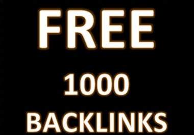 give you PR3 PERMANENT Backlink Plus+ 1000 Backlinks as Free Bonus big2