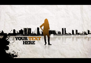edit this SKYLINE Text People video promo and put your company name or text big2