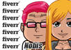 recreate you and create a phenomenal cartoon manga in high quality vector small2