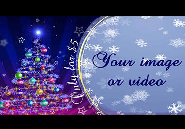 create New Year Intro video with your text and your image/video big2