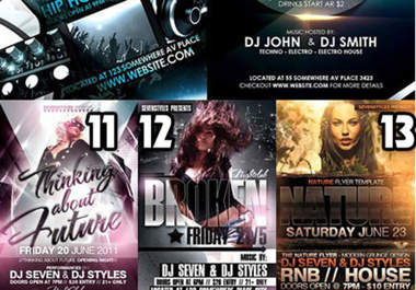 create a flyer for your club restaurant or party big2