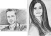 draw a PORTRAIT in Black and White in Pencil small2