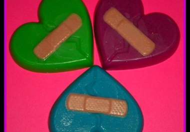 make you an awesome broken heart Valentines Day Soap big2