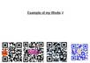 create a UNIQUE custom Qr code with your colors and logo / picture small2
