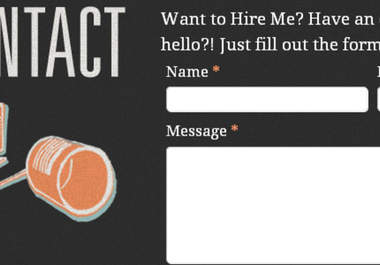 create a contact form for your website big2
