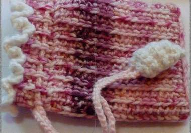 make and ship 1 crocheted jewelry bag in random colors big2