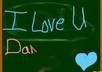 create a Greeting video messages on a digital chalkboard small2
