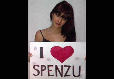 write a fan sign with anything you want and take a picture holding it big2
