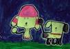 commission my 7 yr old daughter to create a work of art for you, any subject small2