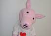as a dancing pig puppet Promote and send greetings small2