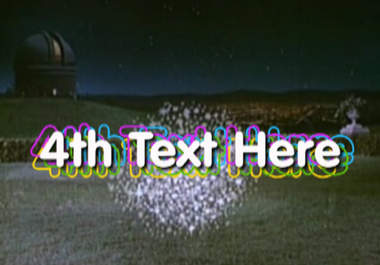 add your text to this exciting exploding stars Retro 50s video big2