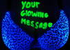 write anything on my boobs in glow paint small2