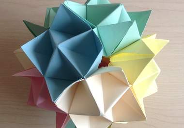 create a piece of modular origami and send it to you big2