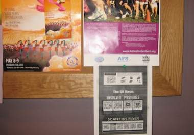 hand out 200 flyers at NYU and promote your business on the flyer big2