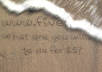 make HD Video of a sea wave reveal your message on sand small2