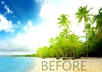 add a vignette effect and increase vibrance, contrast, and sharpness, on up to 5 of your images/pictures small2