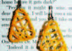 make beautiful earrings out of your favorite color thread small2
