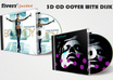 create a professional looking 3D cd or dvd case with the disk small2