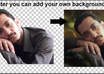edit 2 photos and change it into transparent or any color you want small3