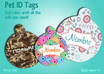 give you one pet id tag, or key chain full color double sided, with QR code small3