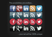 create a custom personalised social media full ICONSET for your website in png or vector small3