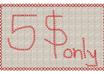 make hand stitch art of your message or logo or your name small3