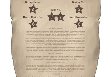 send you a PDF of your 2012 Personal Numerology Profile based upon ancient numerology big3