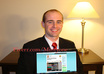 take a picture of me holding your message, website, company logo, or image on my laptop computer small3