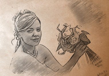 transform your photo into realistic fusain painting cartoon big3