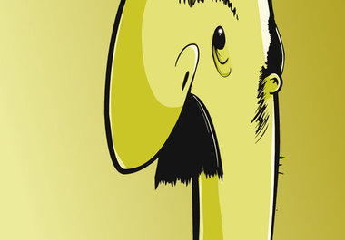 draw a funny cartoon guy for you big3