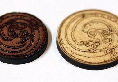 laser engrave your text and logo onto a piece of wood and mail it to you big3