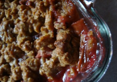 give you my Prize Winning Rhubarb Crunch Recipe big3
