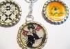 send you one handmade bottle cap keychain or necklace, US addresses only, small3
